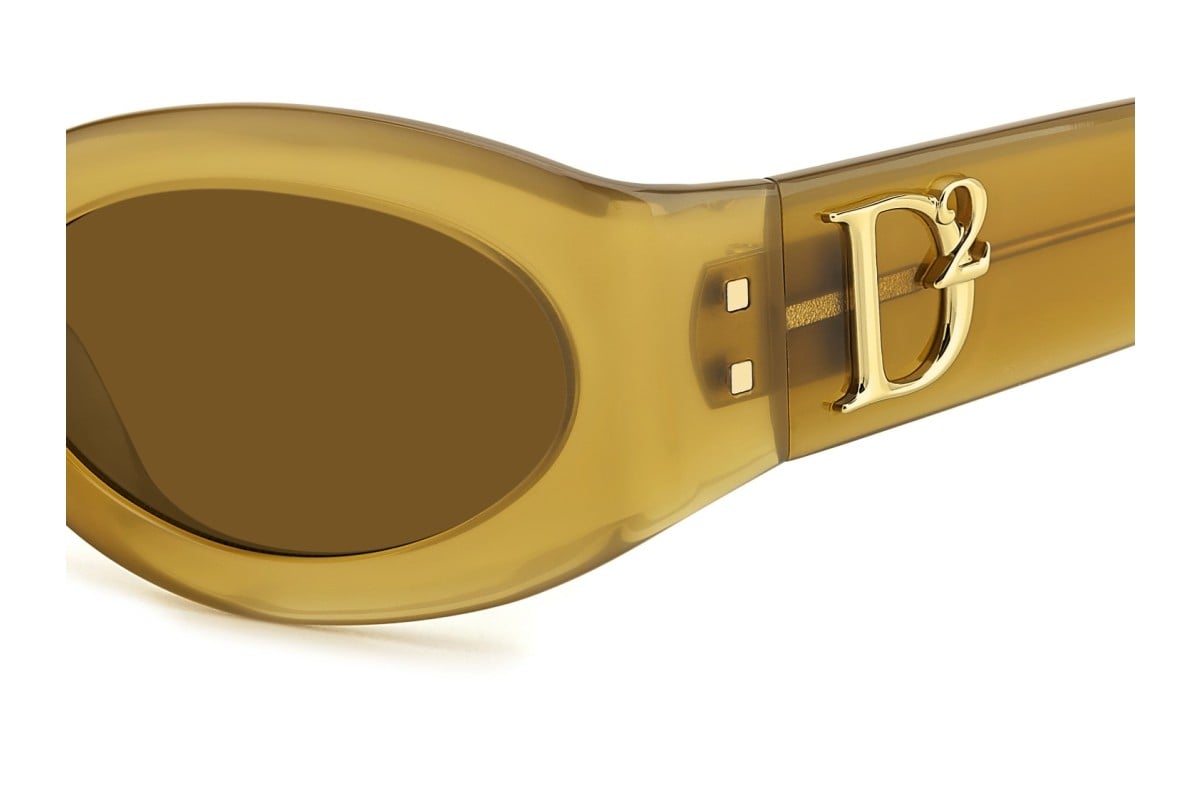OCCHIALE DA SOLE DONNA | DSQUARED2 D2 0150/G/S - FMP 70 OCRA - CALIBRO UNICO