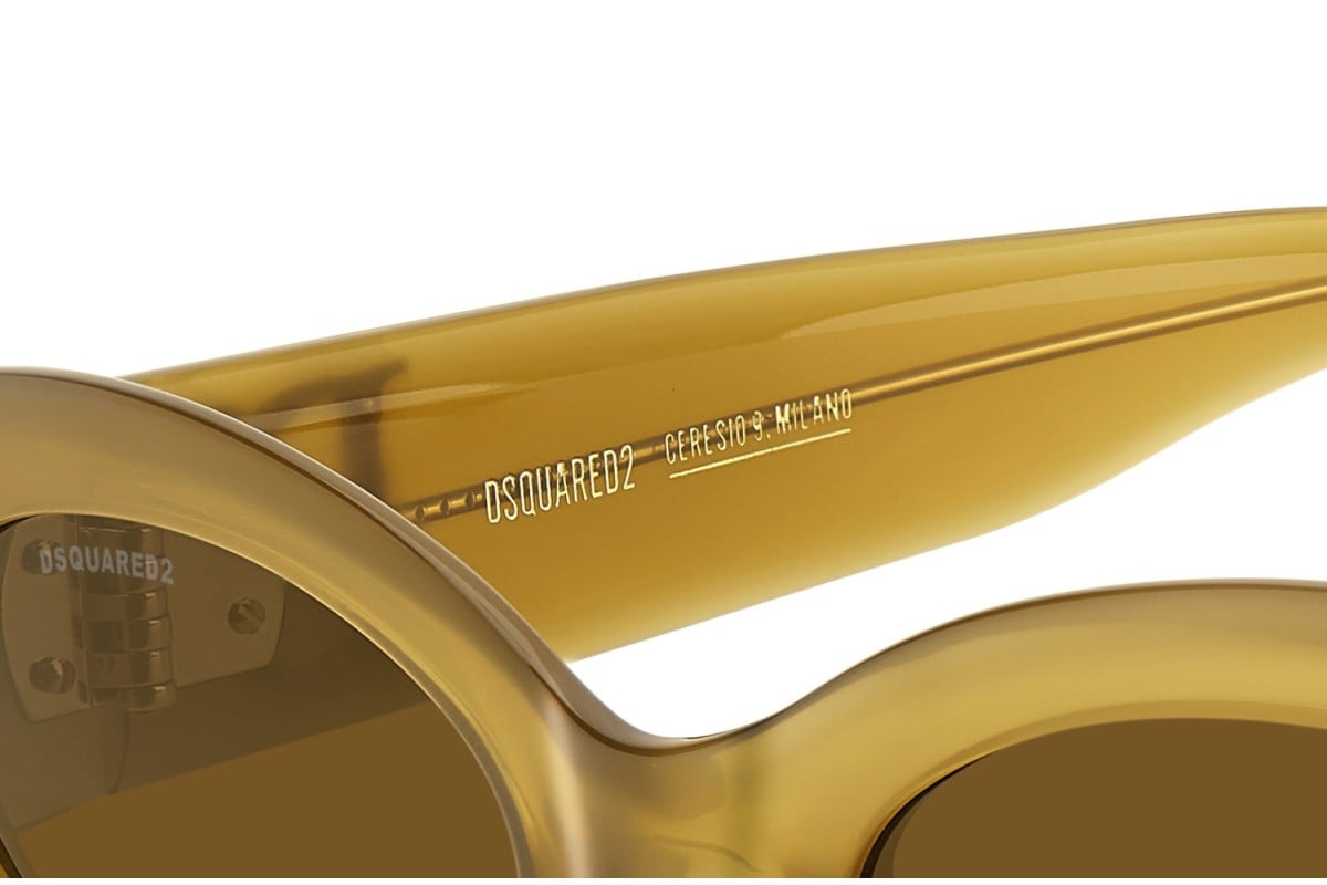 OCCHIALE DA SOLE DONNA | DSQUARED2 D2 0150/G/S - FMP 70 OCRA - CALIBRO UNICO