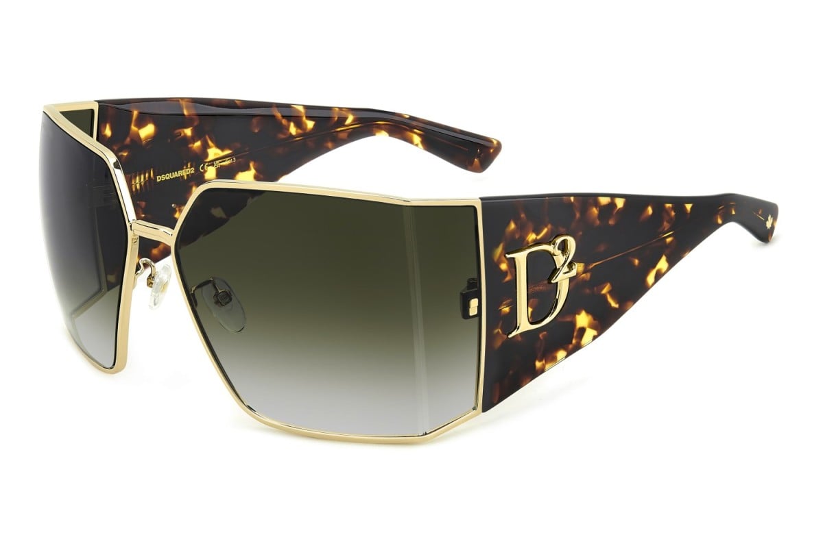 OCCHIALE DA SOLE DONNA | DSQUARED2 D2 0154/S - J5G 9K ORO - CALIBRO UNICO