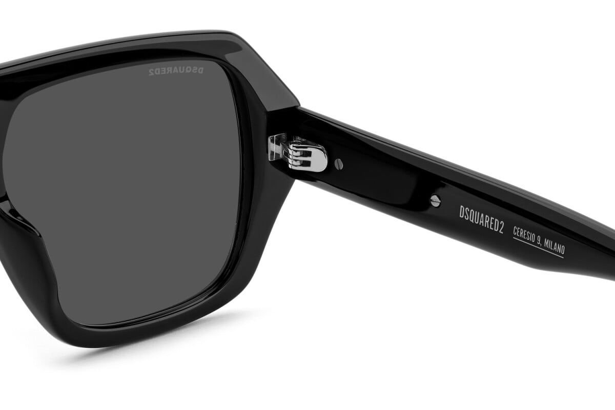 DSQUARED2 - 807/IR NERO | OCCHIALE DA SOLE UOMO - D2 0160/S CALIBRO 59