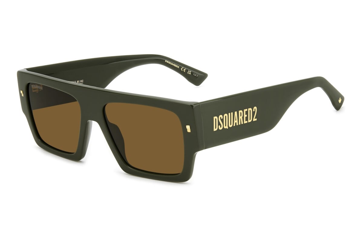 DSQUARED2 - 1ED/70 VERDE | OCCHIALE DA SOLE UOMO - D2 0165/S CALIBRO 57