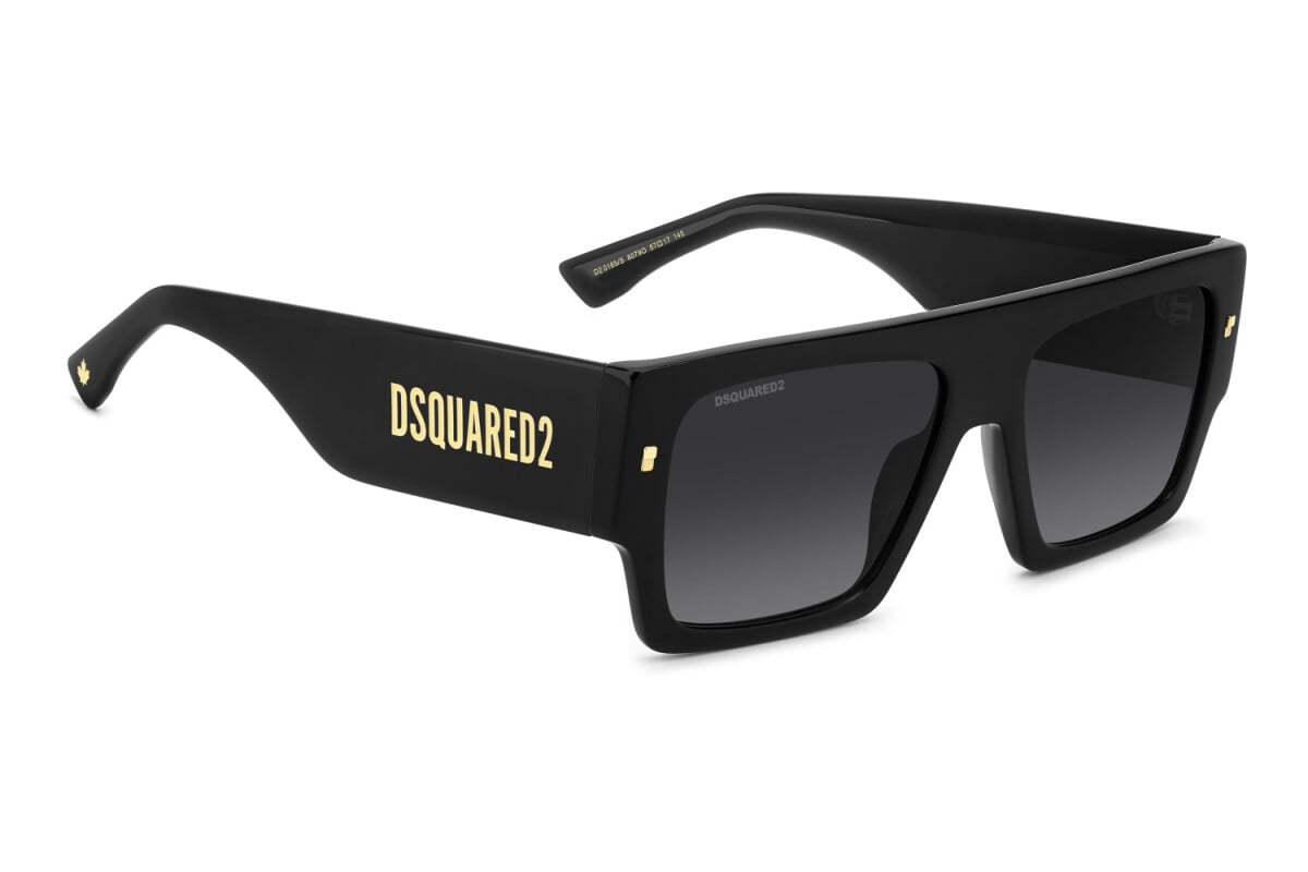 DSQUARED2 - 807/9O NERO | OCCHIALE DA SOLE UOMO - D2 0165/S CALIBRO 57