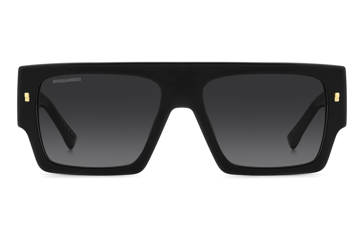 DSQUARED2 - 807/9O NERO | OCCHIALE DA SOLE UOMO - D2 0165/S CALIBRO 57