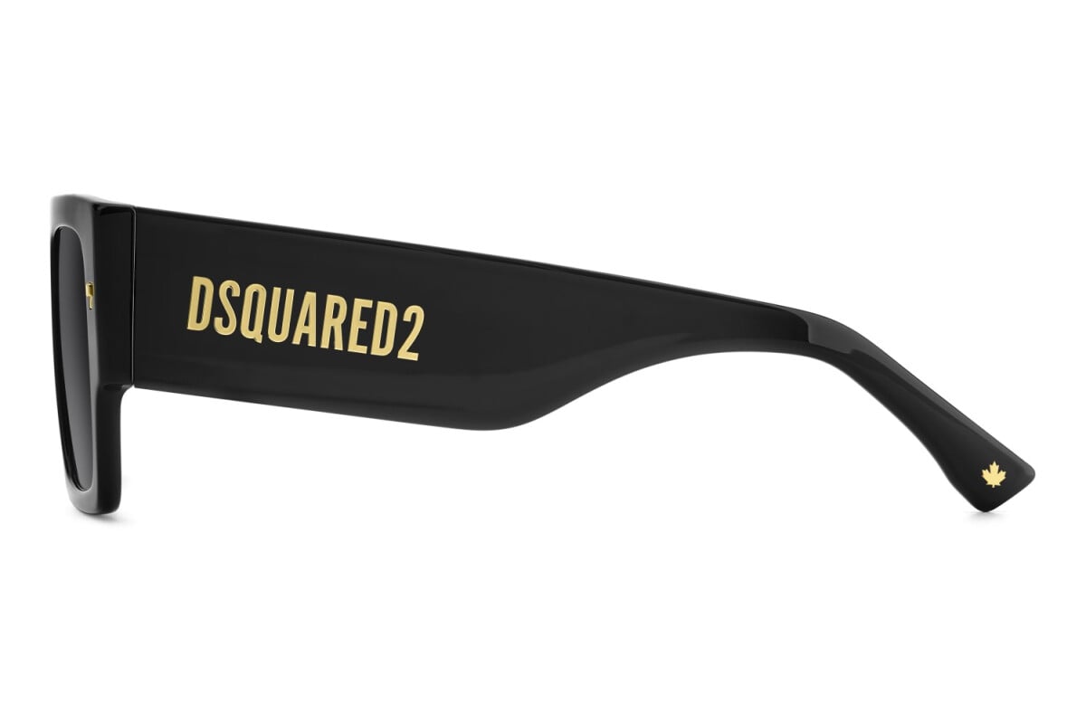DSQUARED2 - 807/9O NERO | OCCHIALE DA SOLE UOMO - D2 0165/S CALIBRO 57