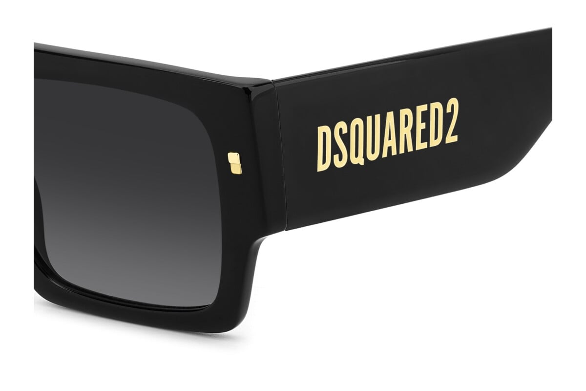 DSQUARED2 - 807/9O NERO | OCCHIALE DA SOLE UOMO - D2 0165/S CALIBRO 57