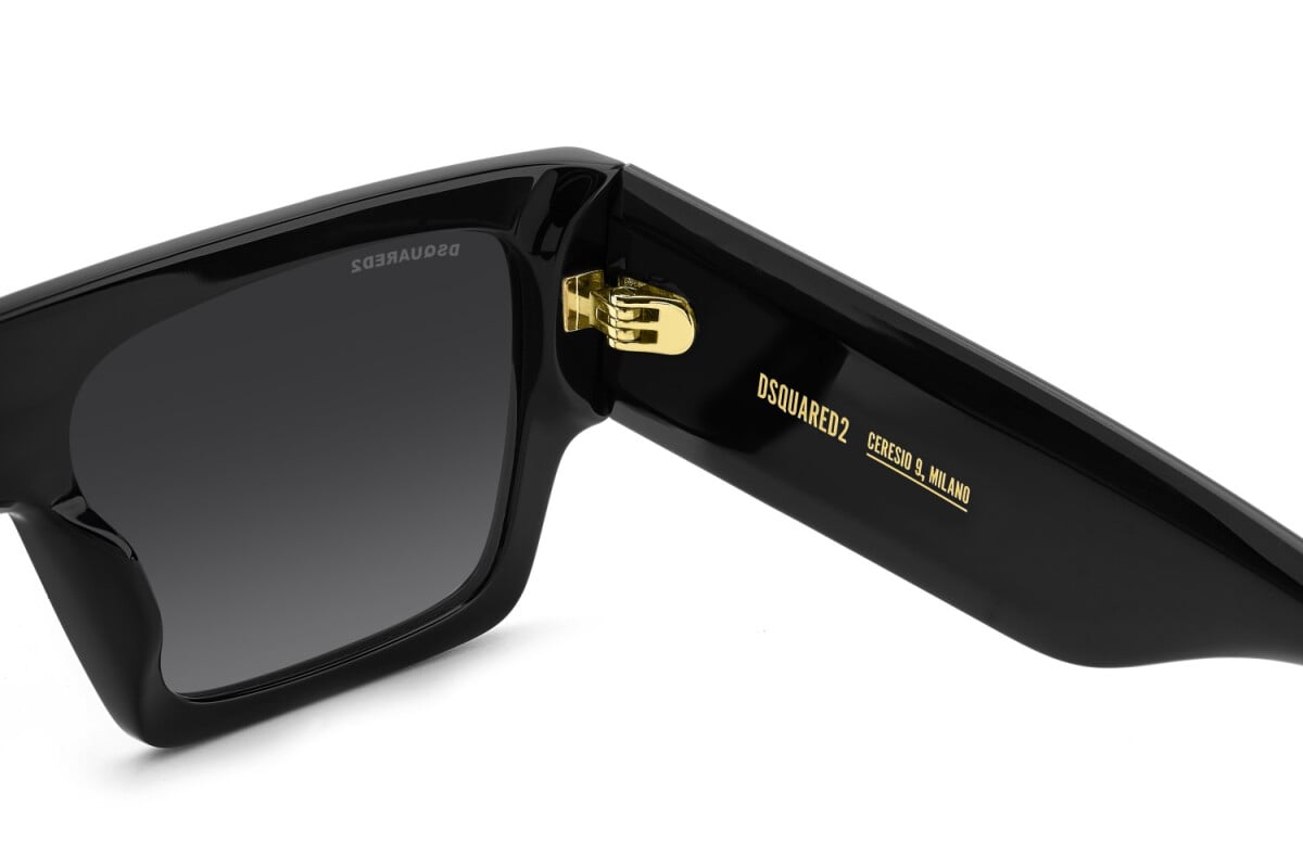 DSQUARED2 - 807/9O NERO | OCCHIALE DA SOLE UOMO - D2 0165/S CALIBRO 57