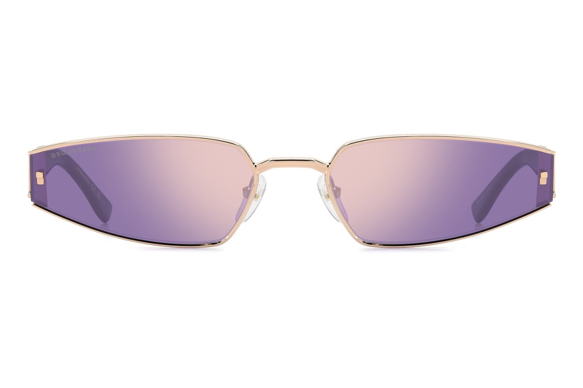 DSQUARED2 - DDB/SZ RAME ORO | OCCHIALE DA SOLE DONNA - D2 0168/S CALIBRO 61