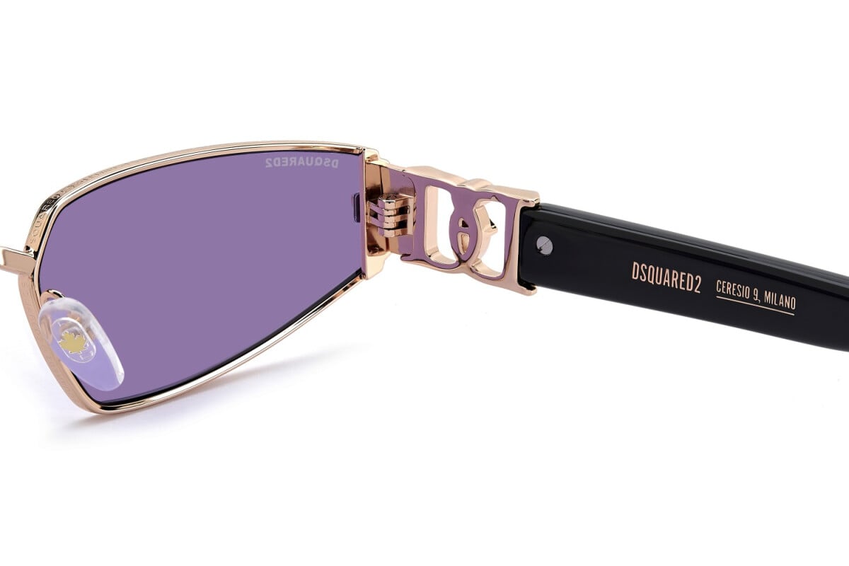 DSQUARED2 - DDB/SZ RAME ORO | OCCHIALE DA SOLE DONNA - D2 0168/S CALIBRO 61