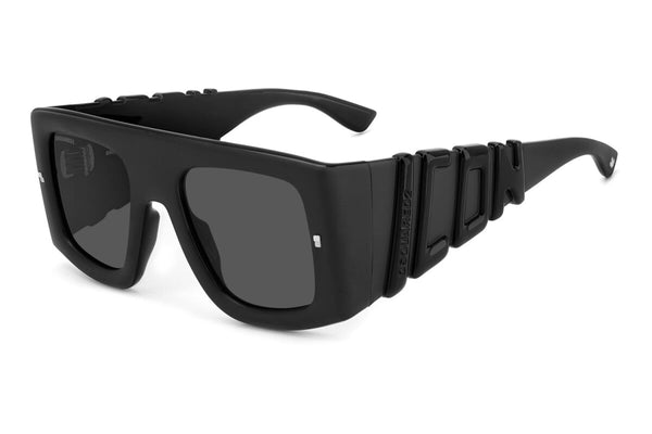 DSQUARED2 - 003/IR NERO OPACO | OCCHIALE DA SOLE UOMO - ICON 0024/S CALIBRO 54