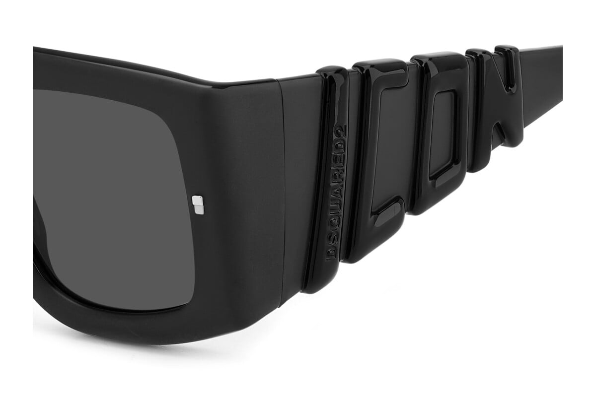 DSQUARED2 - 003/IR NERO OPACO | OCCHIALE DA SOLE UOMO - ICON 0024/S CALIBRO 54