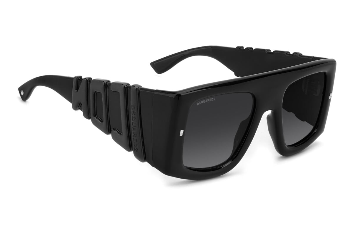 DSQUARED2 - 807/9O NERO | OCCHIALE DA SOLE UOMO - ICON 0024/S CALIBRO 54