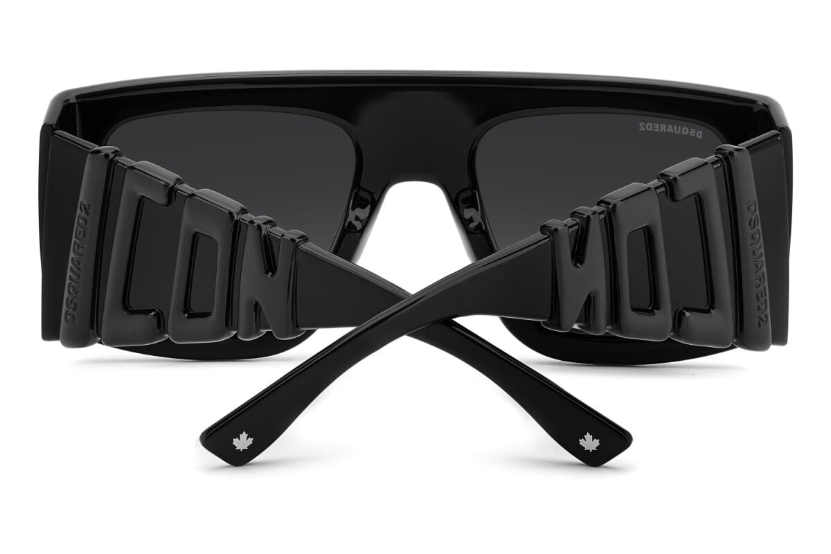 DSQUARED2 - 807/9O NERO | OCCHIALE DA SOLE UOMO - ICON 0024/S CALIBRO 54