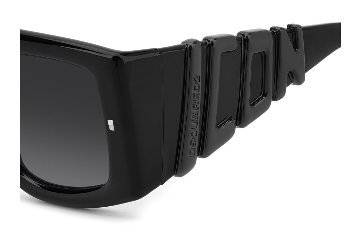 DSQUARED2 - 807/9O NERO | OCCHIALE DA SOLE UOMO - ICON 0024/S CALIBRO 54