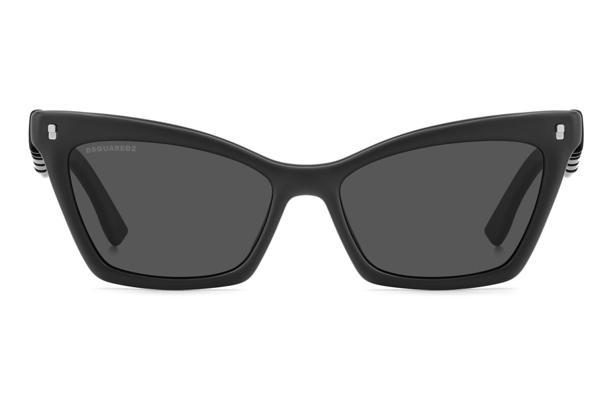 DSQUARED2 - 003/IR NERO OPACO | OCCHIALE DA SOLE DONNA - ICON 0026/S CALIBRO 55