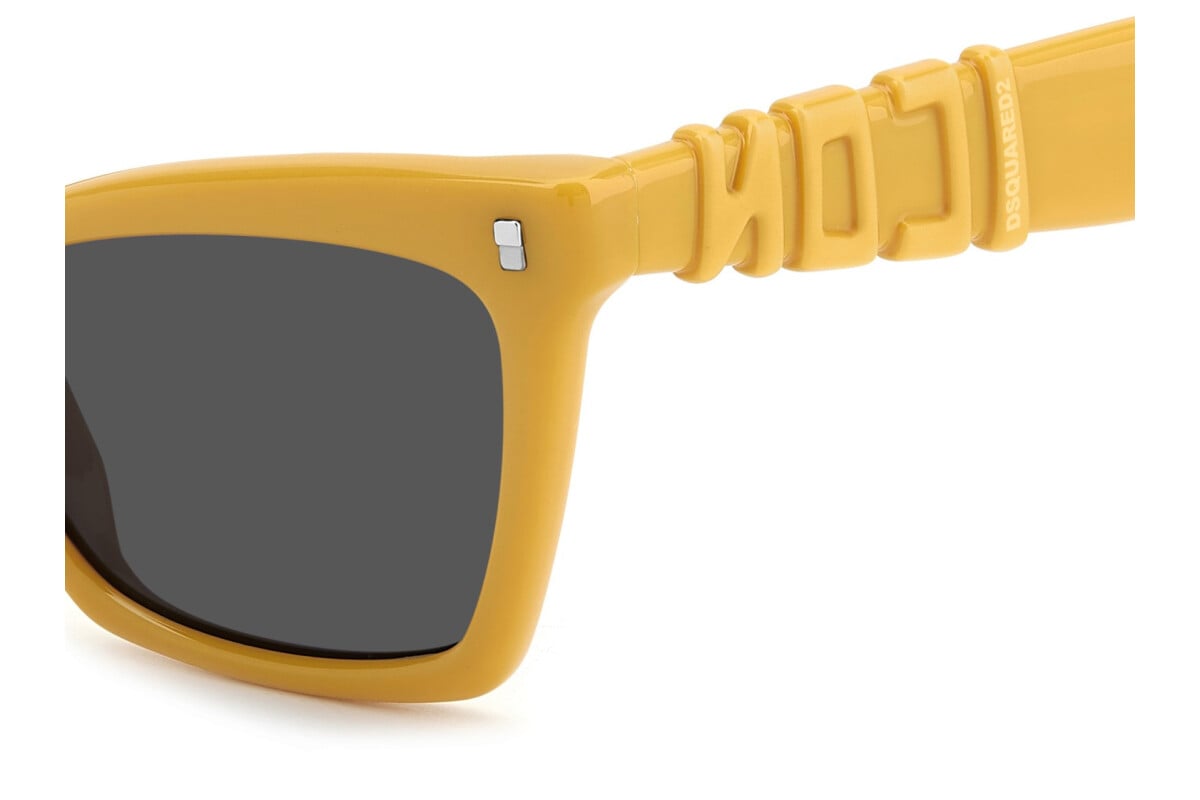 DSQUARED2 - 40G/IR GIALLO | OCCHIALE DA SOLE DONNA - ICON 0026/S CALIBRO 55