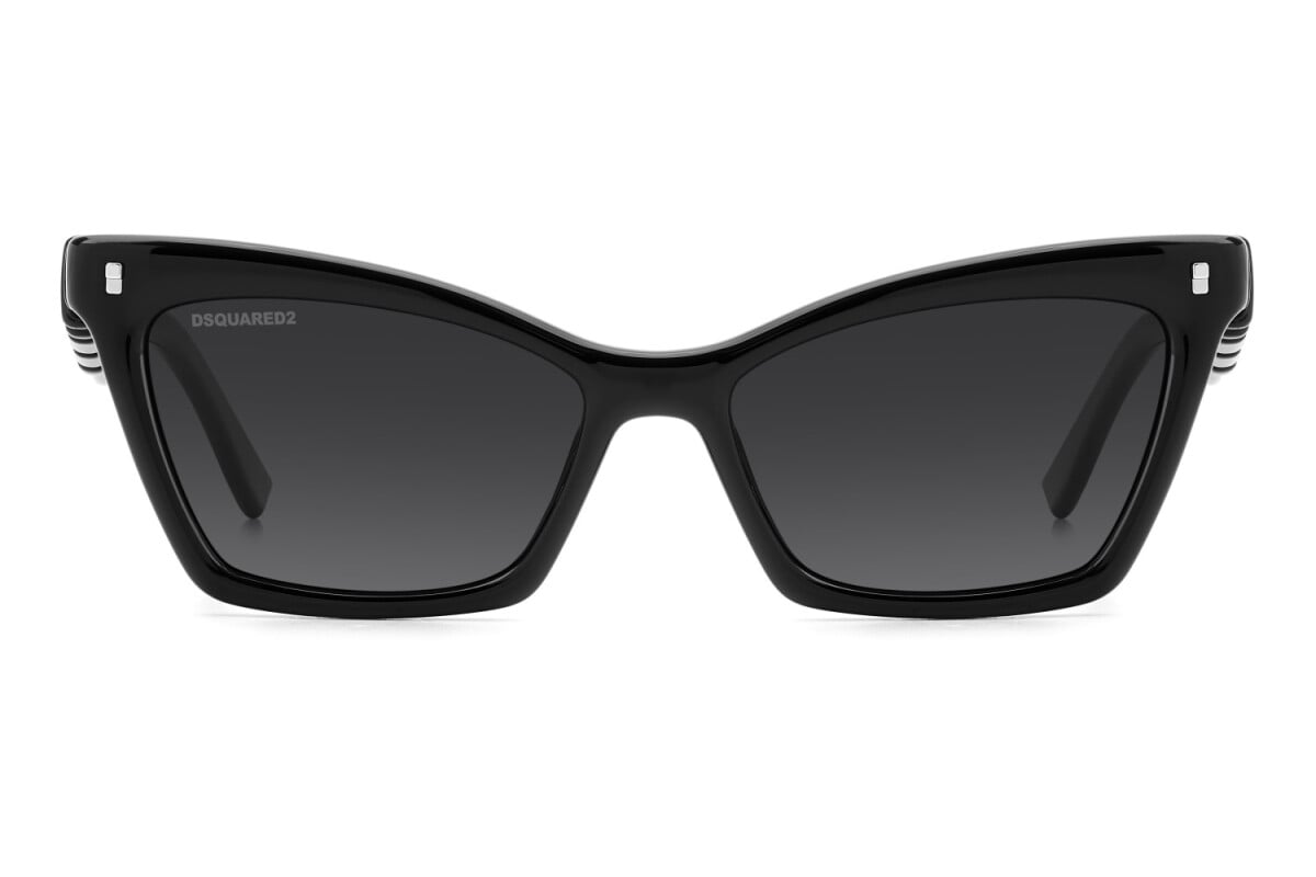 DSQUARED2 - 807/9O NERO | OCCHIALE DA SOLE DONNA - ICON 0026/S CALIBRO 55