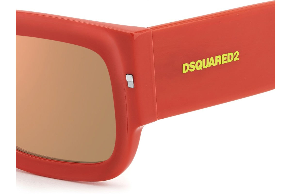 OCCHIALE DA SOLE UOMO | DSQUARED2 D2 0089/S/SE - 1N5/0J CORALLO - CALIBRO 52