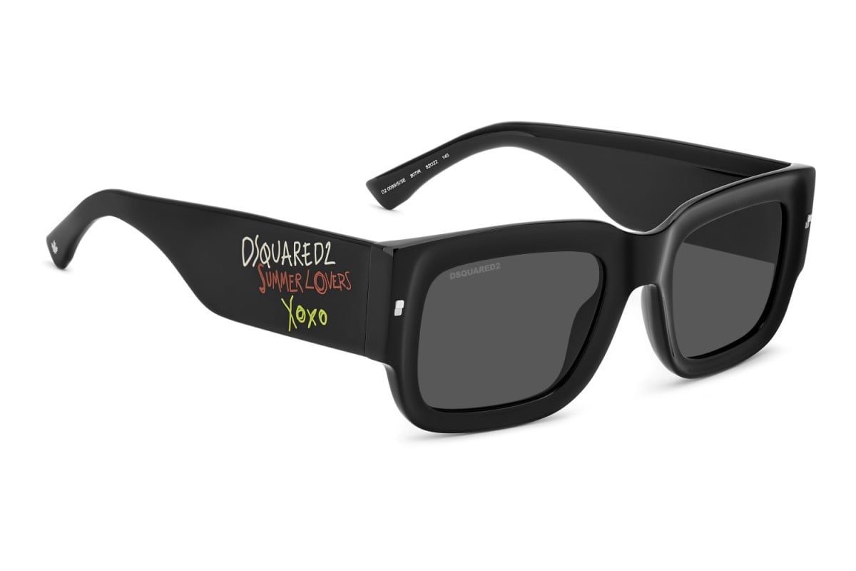 OCCHIALE DA SOLE UOMO | DSQUARED2 D2 0089/S/SE - 807/IR NERO - CALIBRO 52