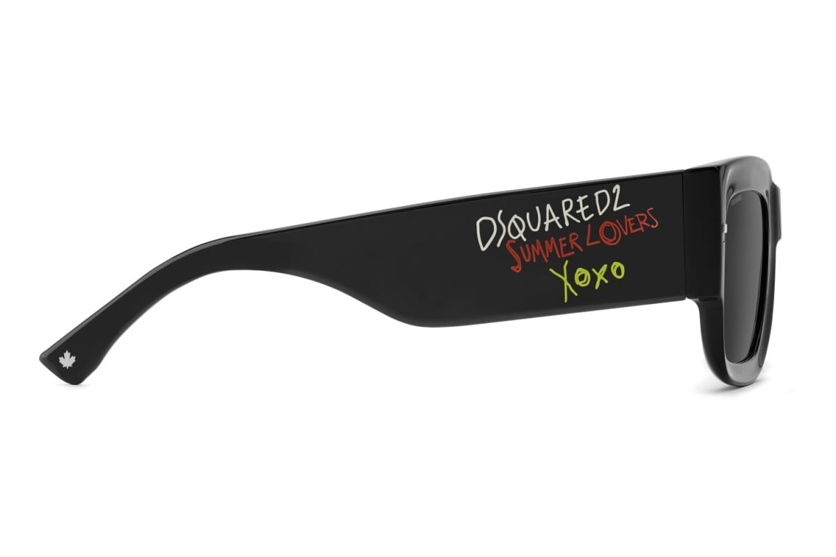 OCCHIALE DA SOLE UOMO | DSQUARED2 D2 0089/S/SE - 807/IR NERO - CALIBRO 52