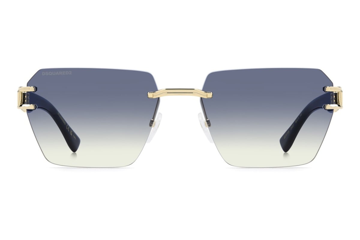 OCCHIALE DA SOLE UOMO | DSQUARED2 D2 0173/S - J5G/ST ORO - CALIBRO 58