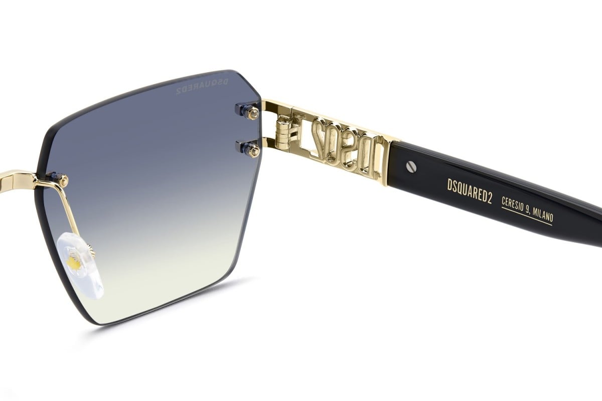 OCCHIALE DA SOLE UOMO | DSQUARED2 D2 0173/S - J5G/ST ORO - CALIBRO 58
