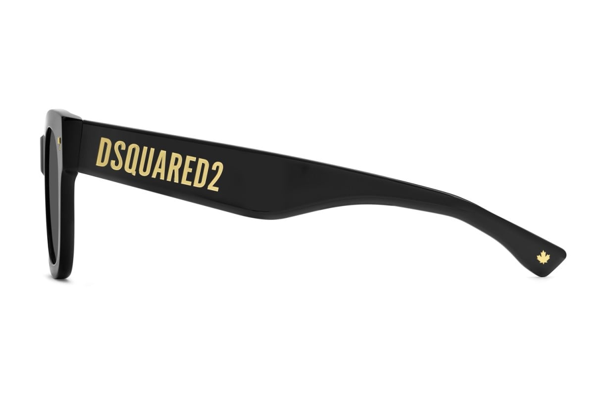 OCCHIALE DA SOLE UOMO | DSQUARED2 D2 0180/S - 807/IR NERO - CALIBRO 48