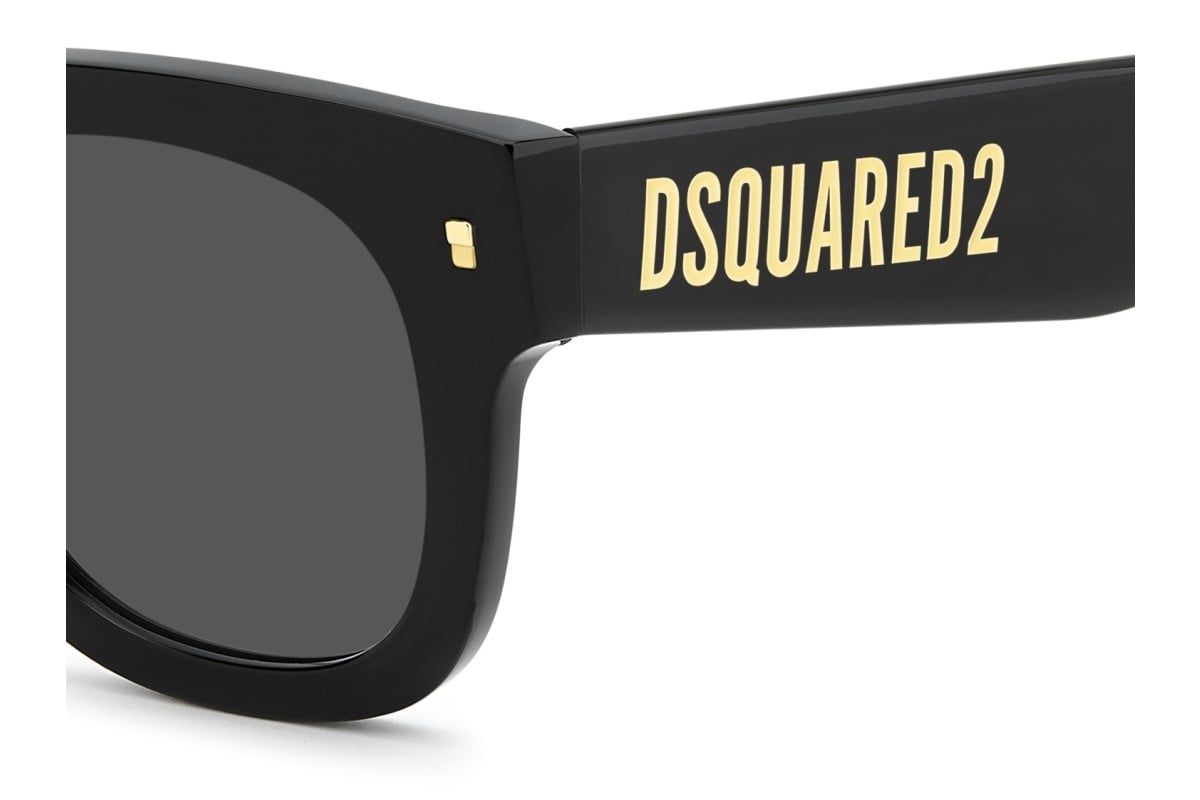 OCCHIALE DA SOLE UOMO | DSQUARED2 D2 0180/S - 807/IR NERO - CALIBRO 48