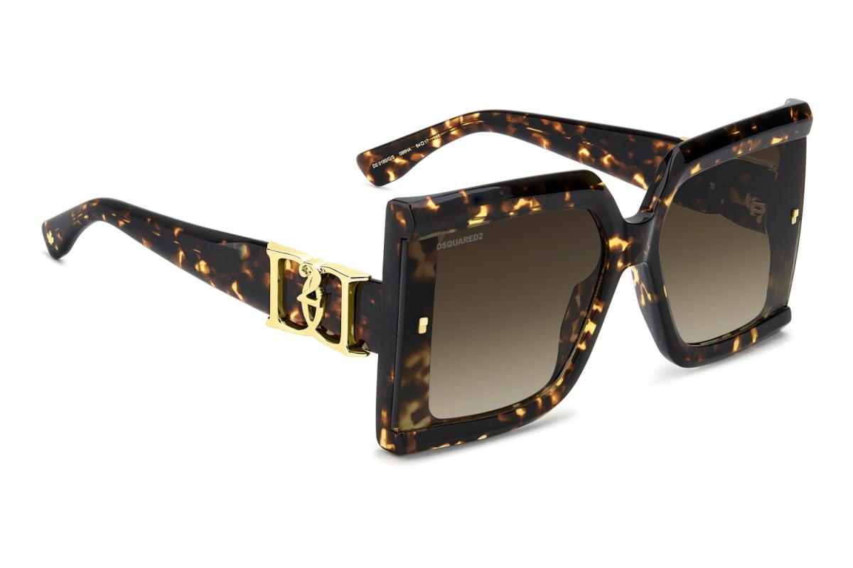 OCCHIALE DA SOLE DONNA | DSQUARED2 D2 0185/G/S - 086/HA L'AVANA - CALIBRO 64
