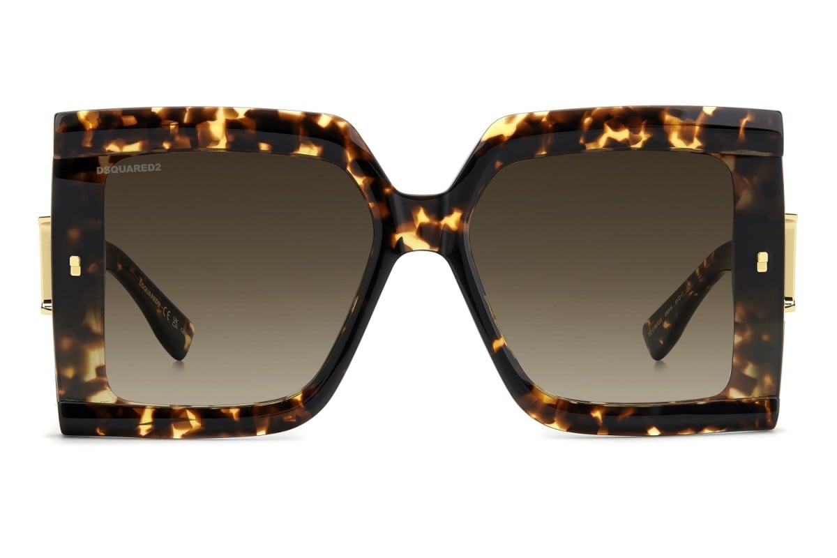 OCCHIALE DA SOLE DONNA | DSQUARED2 D2 0185/G/S - 086/HA L'AVANA - CALIBRO 64