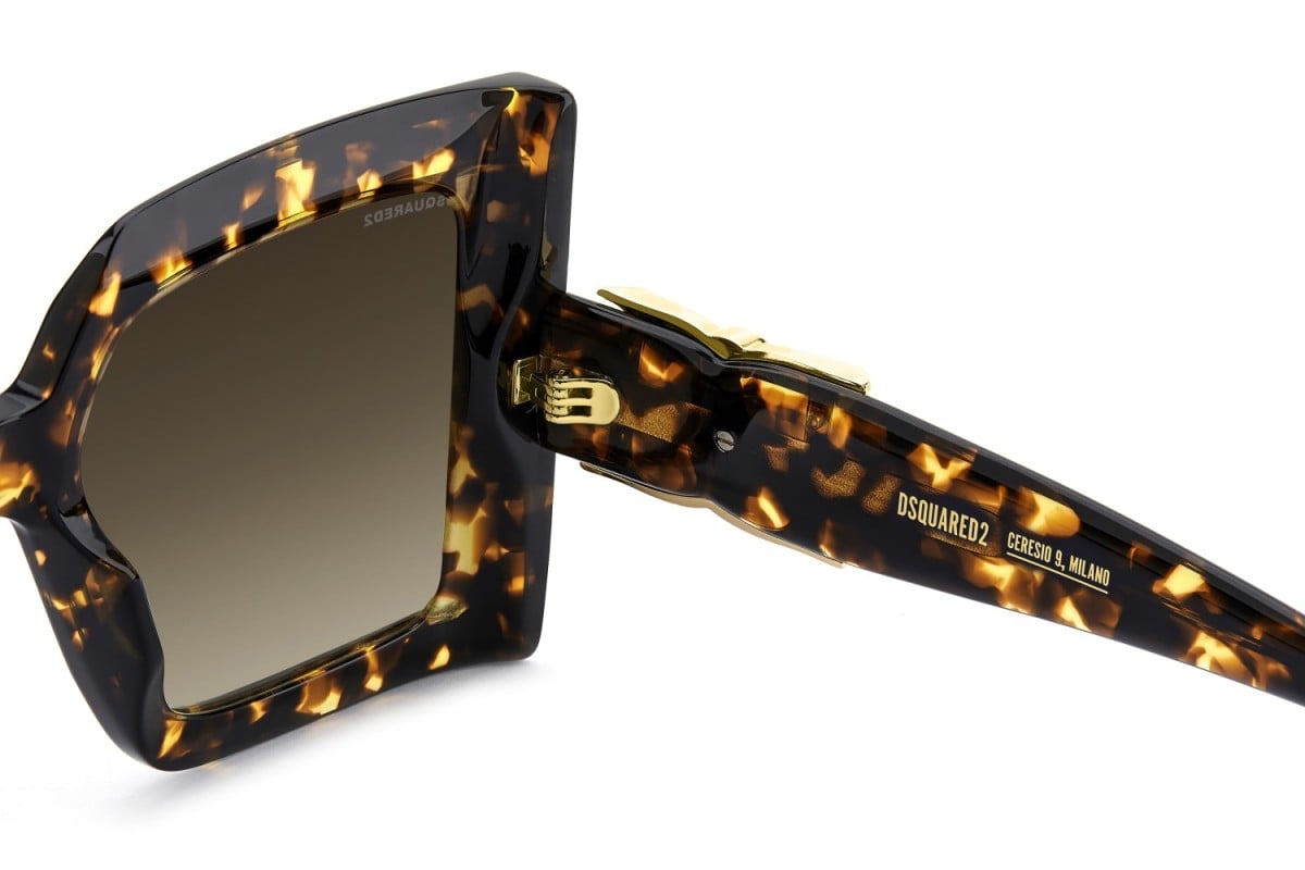 OCCHIALE DA SOLE DONNA | DSQUARED2 D2 0185/G/S - 086/HA L'AVANA - CALIBRO 64