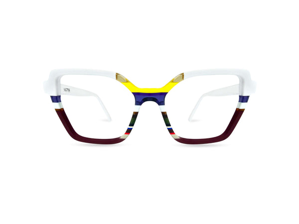 OCCHIALI DA VISTA MODELLO ACIREALE DONNA | ULTRA LIMITED ULACIBI BIANCO - CALIBRO 55