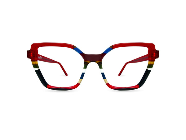 OCCHIALI DA VISTA MODELLO ACIREALE DONNA | ULTRA LIMITED ULACIRO ROSSO - CALIBRO 55