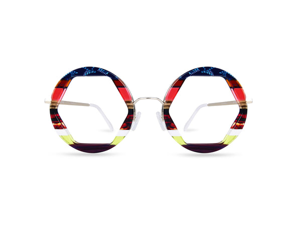 OCCHIALI DA VISTA MODELLO ALBARELLA 2 DONNA | ULTRA LIMITED ULSTITALB2RI RIGHE - CALIBRO 50