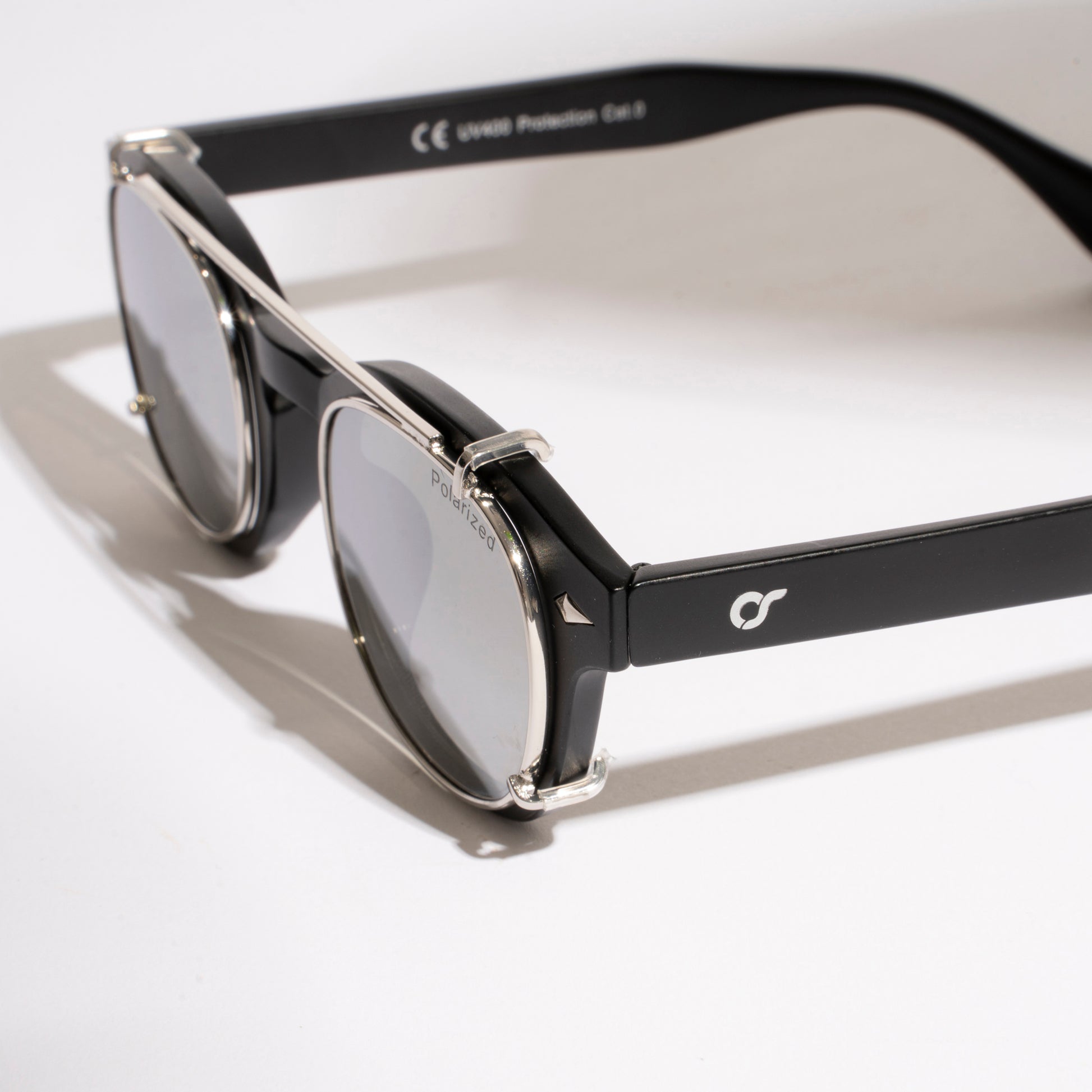 OCCHIALE DA SOLE UOMO OS SUNGLASSES - BERLINO NERO CLIP MIRROR