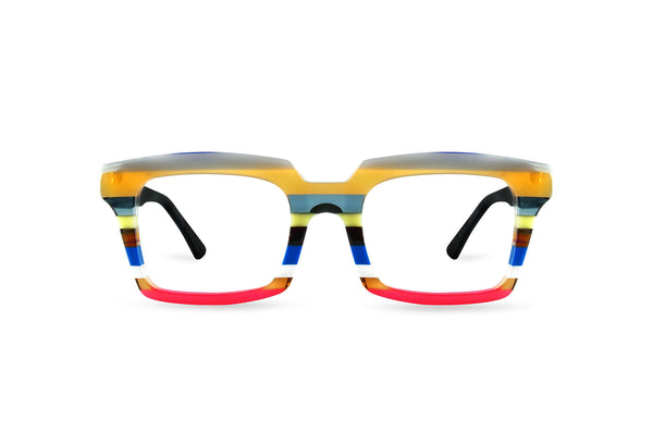 OCCHIALI DA VISTA MODELLO BRESCIA UOMO | ULTRA LIMITED RIGHE - CALIBRO 52