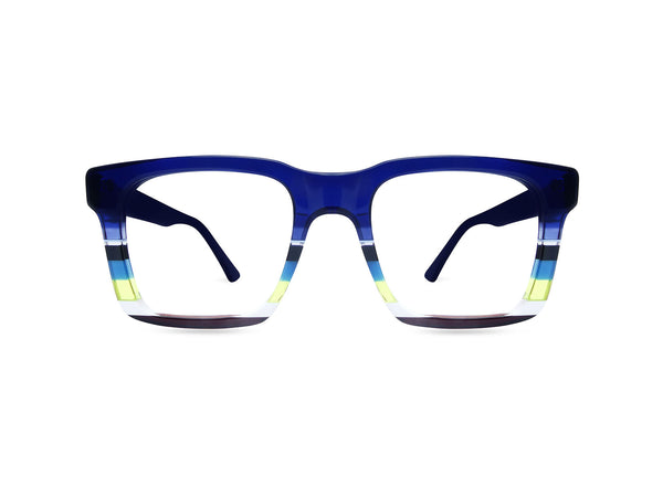 OCCHIALI DA VISTA MODELLO BUSCA UOMO | ULTRA LIMITED BLU - CALIBRO 52