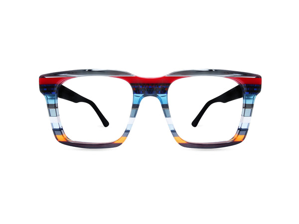 OCCHIALI DA VISTA MODELLO BUSCA UOMO | ULTRA LIMITED RIGHE - CALIBRO 52