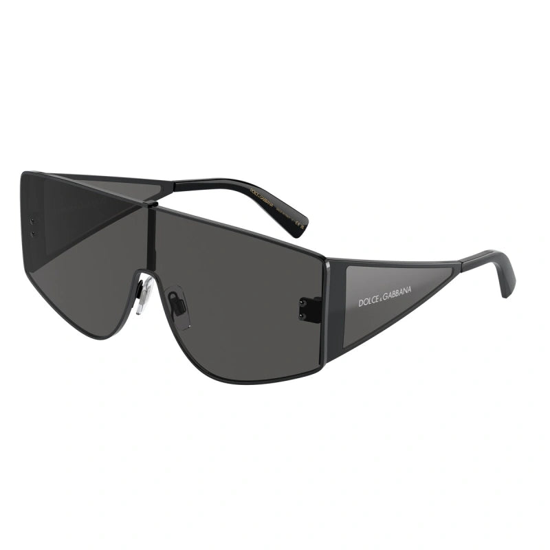 DOLCE & GABBANA - 01/87 NERO | OCCHIALE DA SOLE UOMO - DG 2305 CALIBRO 44