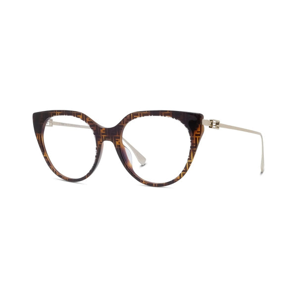 Occhiali da sole Fendi Tube Metallo Avana FE40021I Donna | Lusso Origi