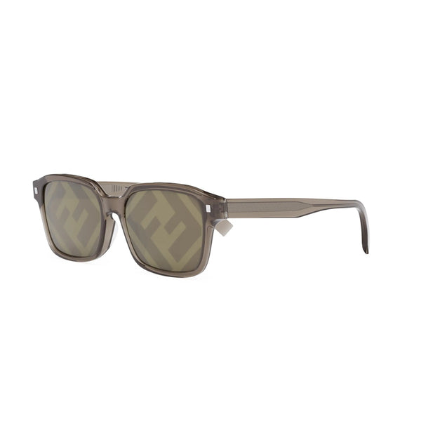 Occhiali da Sole Fendi Uomo FE40025F Marroni - Lenti Oro