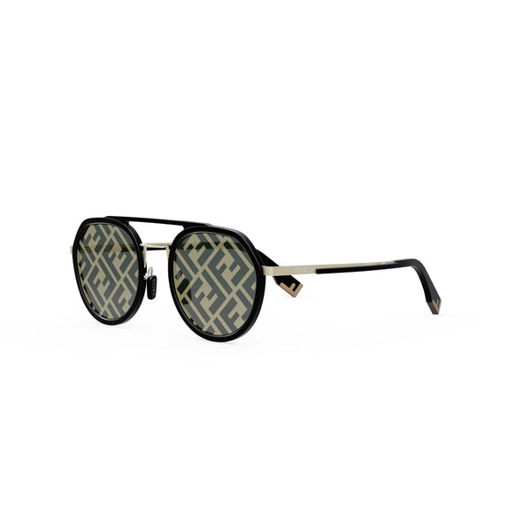 Occhiali da Sole Uomo Fendi FE40040U Neri Oro - Fendi Light