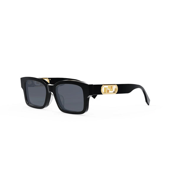 Occhiali da Sole Fendi FE40050F Donna Neri O'Lock Lenti Blu