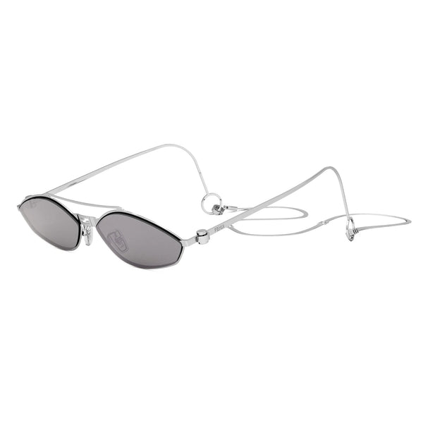 Occhiali da Sole Fendi Donna FE40114U Palladio e Lenti Grigie