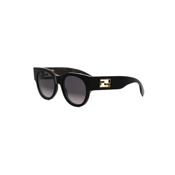 Occhiali da Sole Fendi FE40147I Donna Neri con Lenti Sfumate Grigie