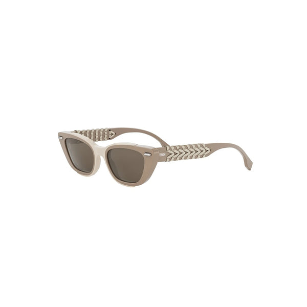Occhiali da Sole Fendi Interlace Donna Marroni Originali FE40171I