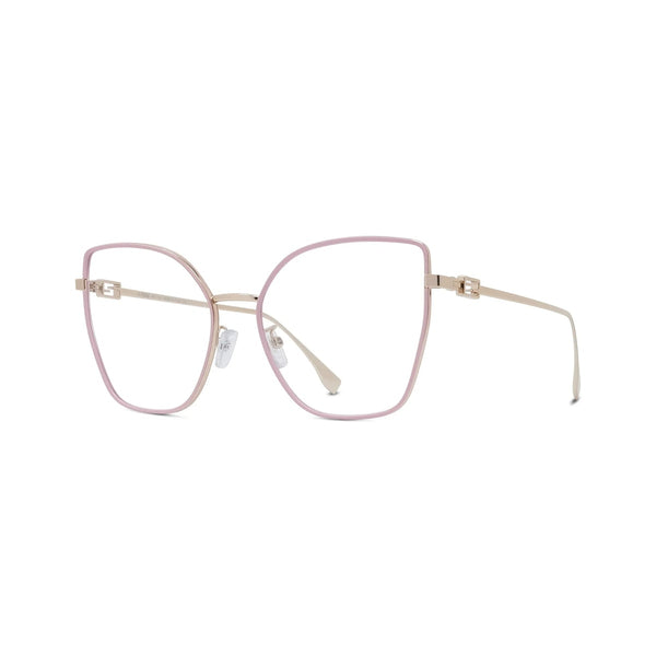 Occhiali da vista Fendi donna FE50012U Tube oro rosé lucido