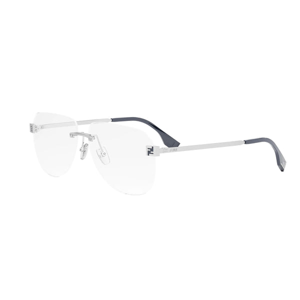 Occhiali da vista uomo Fendi FE50076U Metallo Palladio Lucido