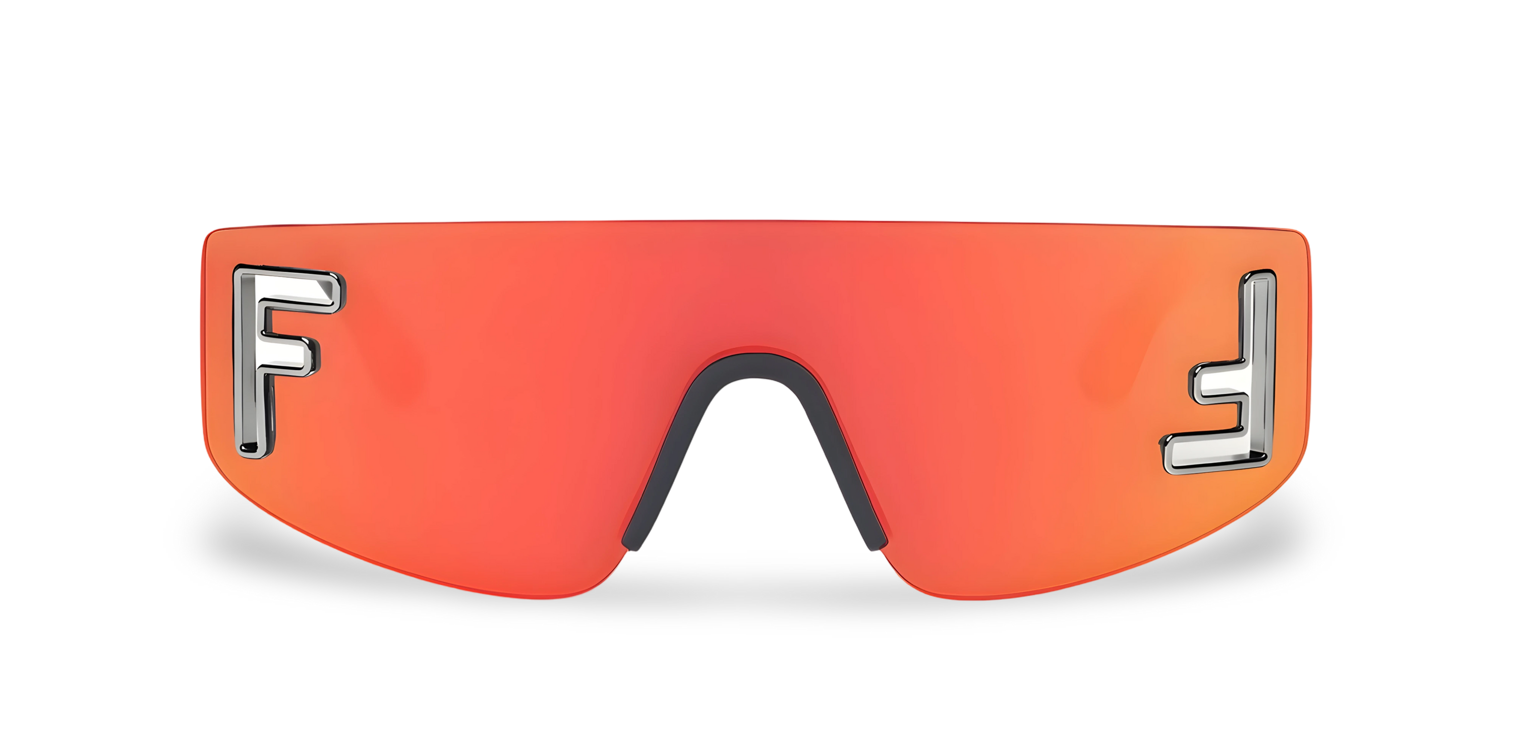 OCCHIALI DA SOLE A MASCHERINA ARGENTO - 00-00-135 MM