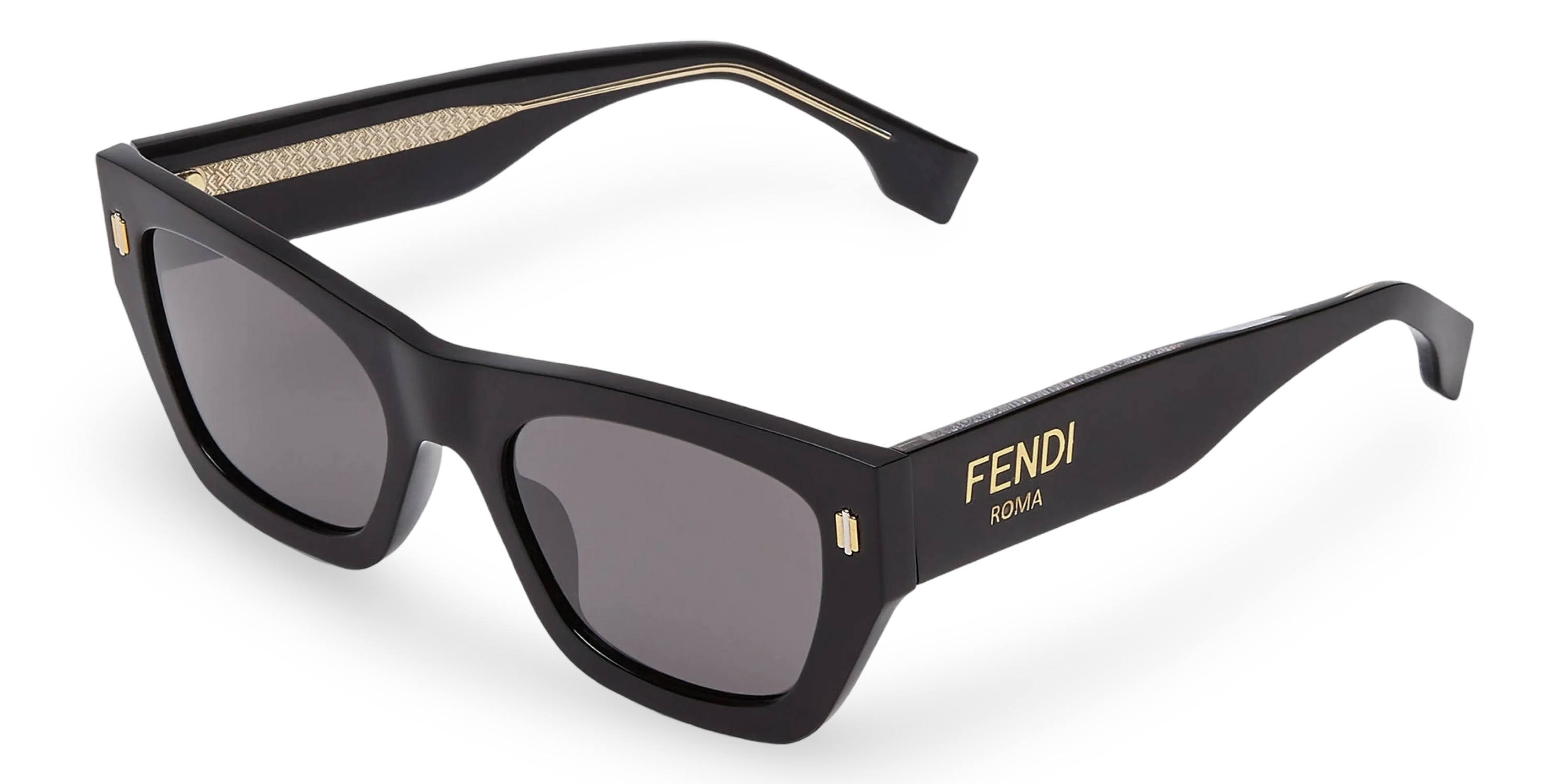 OCCHIALI DA SOLE RETTANGOLARI NERI - 53-20-145 MM