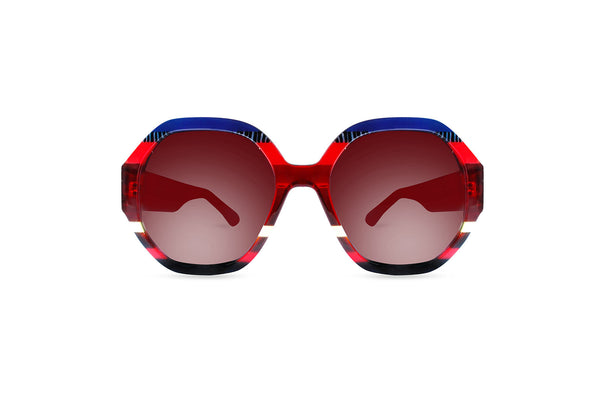 OCCHIALI DA SOLE MODELLO GALLINARA SUN DONNA | ULTRA LIMITED ULSGLNBX ROSSO - CALIBRO 56